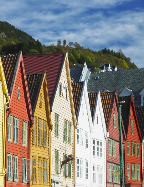 Gamle hus i Bergen